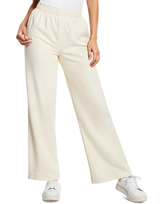 Three Dots Women's Bao High-Rise Wide-Leg Pants
