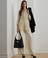 Lauren Ralph Women's Striped Jacquard Tunic Shirt