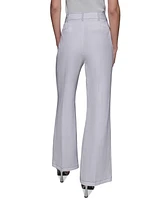 Karl Lagerfeld Paris Women's Linen-Blend Wide-Leg Sailor Pants