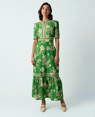 Raishma Studio Women's Darcie Green Dress