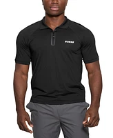 Guess Men's Jaiss Slim-Fit Short Sleeve Quarter-Zip Polo Shirt