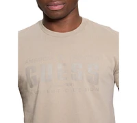 Guess Men's Relaxed Fit Short Sleeve Crewneck Logo T-Shirt