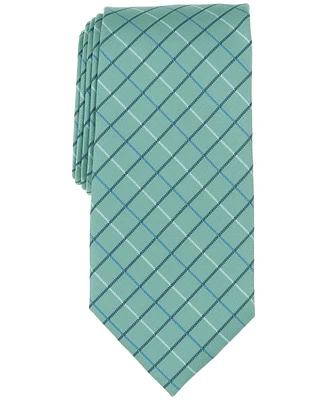Club Room Men's Quaise Classic Grid Print Tie, Exclusively at Macy's