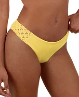 Hurley Juniors' Macrame Cheeky Hipster Bikini Bottoms