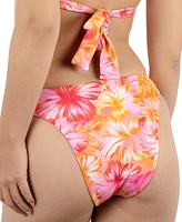 Hurley Juniors' Tropic Dreams Cheeky Scoop Bikini Bottoms