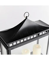 Kito Outdoor Rectangular Lantern Candle Holder