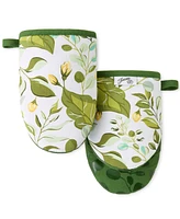 Fiesta Luscious Forest Mini Cotton Oven Mitt Set, 5.5" x 8"