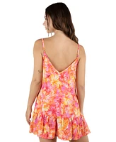 Hurley Juniors' Tropic Dreams Mini Cover-Up Dress