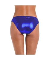 Sunshine 79 Women's Bottoms Swim Sea Sparkle Shirred Side Hipster