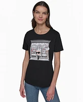 Karl Lagerfeld Paris Women's Graphic T-Shirt