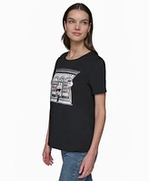 Karl Lagerfeld Paris Women's Graphic T-Shirt
