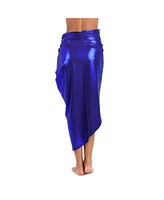 Sunshine 79 Women's Cover Up Swim Sea Sparkle Convertible Faux Wrap