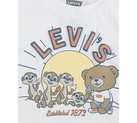 Levi's Baby Graphic T-Shirt & Denim Shorts, 2 Piece Set