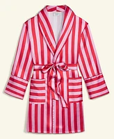 Macy's Flower Show Women's Striped Midi Length Robe, Exclusively at
