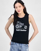 Disney Juniors' Chill Seeker Snoopy Graphic Tank Top