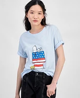 Disney Juniors' Snoopy Fireworks Graphic T-Shirt