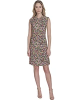 Tommy Hilfiger Women's Sleeveless Floral-Print Shift Dress