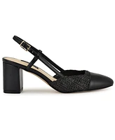 Nine West Women's Unda Slingback Block Heel Pumps