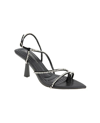 BCBGeneration Women's Ilta Rhinestone Strappy Dress Sandals
