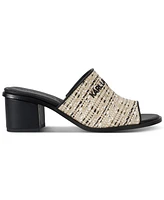 Karl Lagerfeld Paris Women's Harford Open Toe Mule Sandals