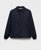 Mango Men's Regular-Fit Technical Fabric Jacket