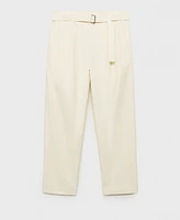 Mango Men's Relaxed Technical Pants