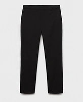 Mango Men's Stretch Fabric Slim-Fit Trousers