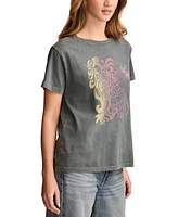 Lucky Brand Women's Peace City Music Festival Tee