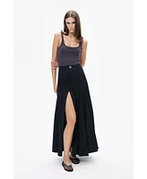 Nocturne Women's Printed Detail Crop Top