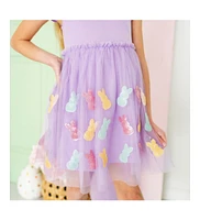 Sweet Wink Toddler Girls Easter Peeps Flutter Sleeve Tutu Dress