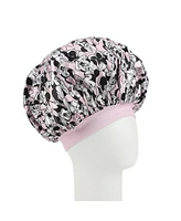 Disney Minnie Mouse All-Over Print Pink Satin Bonnet