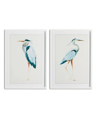 Blue Heron Prints, Set Of 2