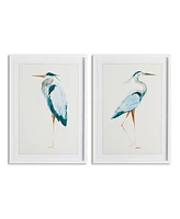Blue Heron Prints, Set Of 2