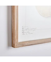 17.75"W x 1"D x 23.5"H Citrus Study Framed Wall Art Set of 4
