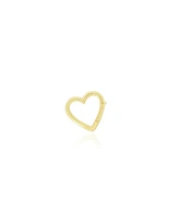 The Lovery Gold Heart Charm Holder 14K Gold