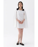 Nocturne Women's Cape Sleeve Mini Dress