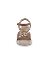 Sam Edelman Little and Big Girls Lucia Band Espadrille Wedge Sandals