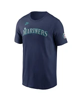 Nike Men's Ichiro Suzuki Navy Seattle Mariners 2025 National Baseball Hall of Fame Name Number T-Shirt