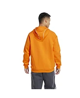 Adidas Men's Orange Houston Dynamo Fc 2025 Travel Pullover Hoodie