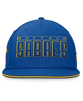 Fanatics Men's Royal Buffalo Sabres Fundamental Gino Stack Snapback Hat