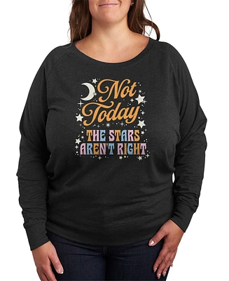 Hybrid Apparel Plus Not Today Graphic Pullover T-Shirt