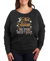 Hybrid Apparel Plus Not Today Graphic Pullover T-Shirt