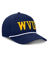 Fanatics Men's Navy West Virginia Mountaineers Foul Ball Rope Adjustable Hat