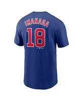 Nike Men's Shota Imanaga Royal Chicago Cubs Fuse Name Number T-Shirt