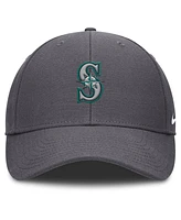 Nike Men's Gray Seattle Mariners Club Performance Adjustable Hat