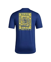 Adidas Men's Navy La Galaxy Local Wrap T-Shirt