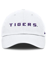 Nike Men's White Lsu Tigers Core Club Mascot Wordmark Adjustable Hat