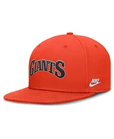 Nike Men's Orange San Francisco Giants Cooperstown True Performance Fitted Hat