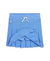 Polo Ralph Lauren Big Girls Pleated Stretch Mesh Skort