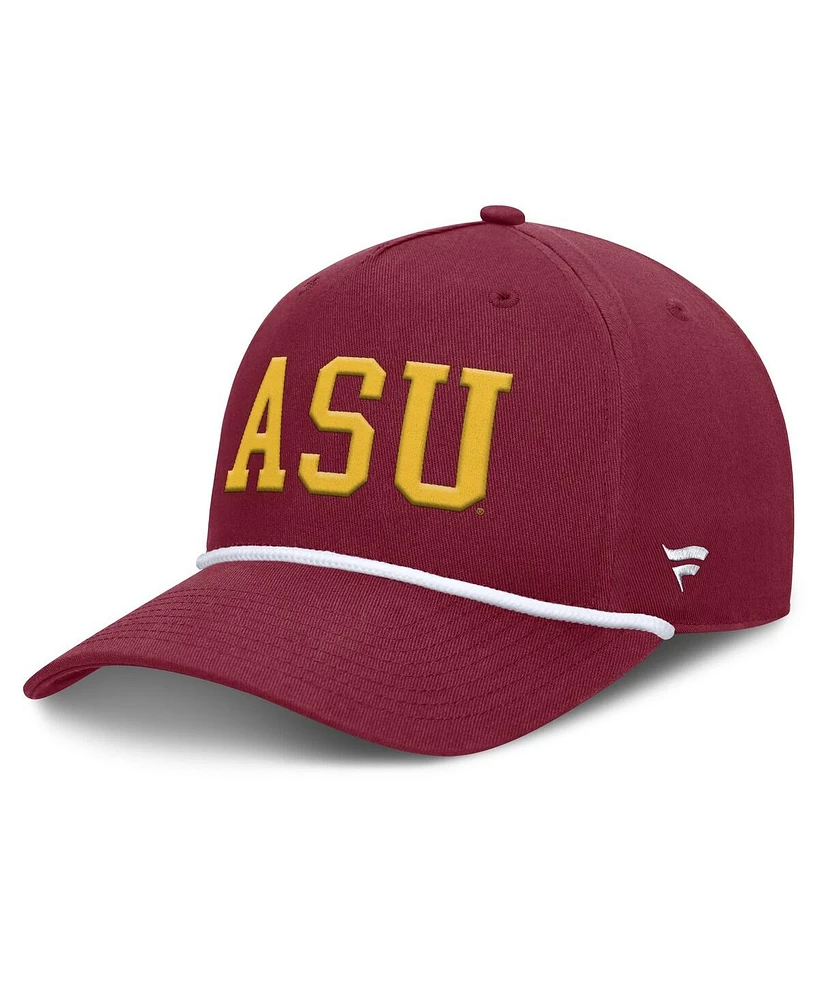 Fanatics Men's Maroon Arizona State Sun Devils Foul Ball Rope Adjustable Hat